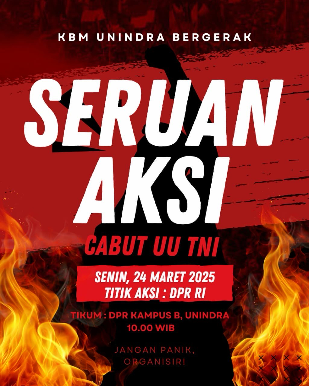 Poster KBM Unindra Bergerak