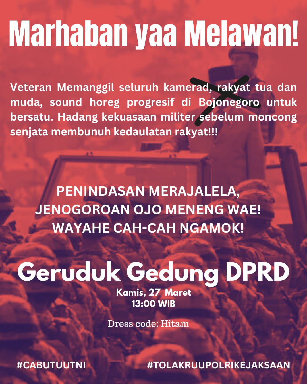 Poster Marhaban Yaa Melawan!